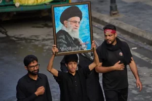 Mourners gather in Tehran ahead of the funeral for Iran's slain Supreme Leader Ayatollah Ali Khamenei amid the fragile Iran Israel war ceasefire