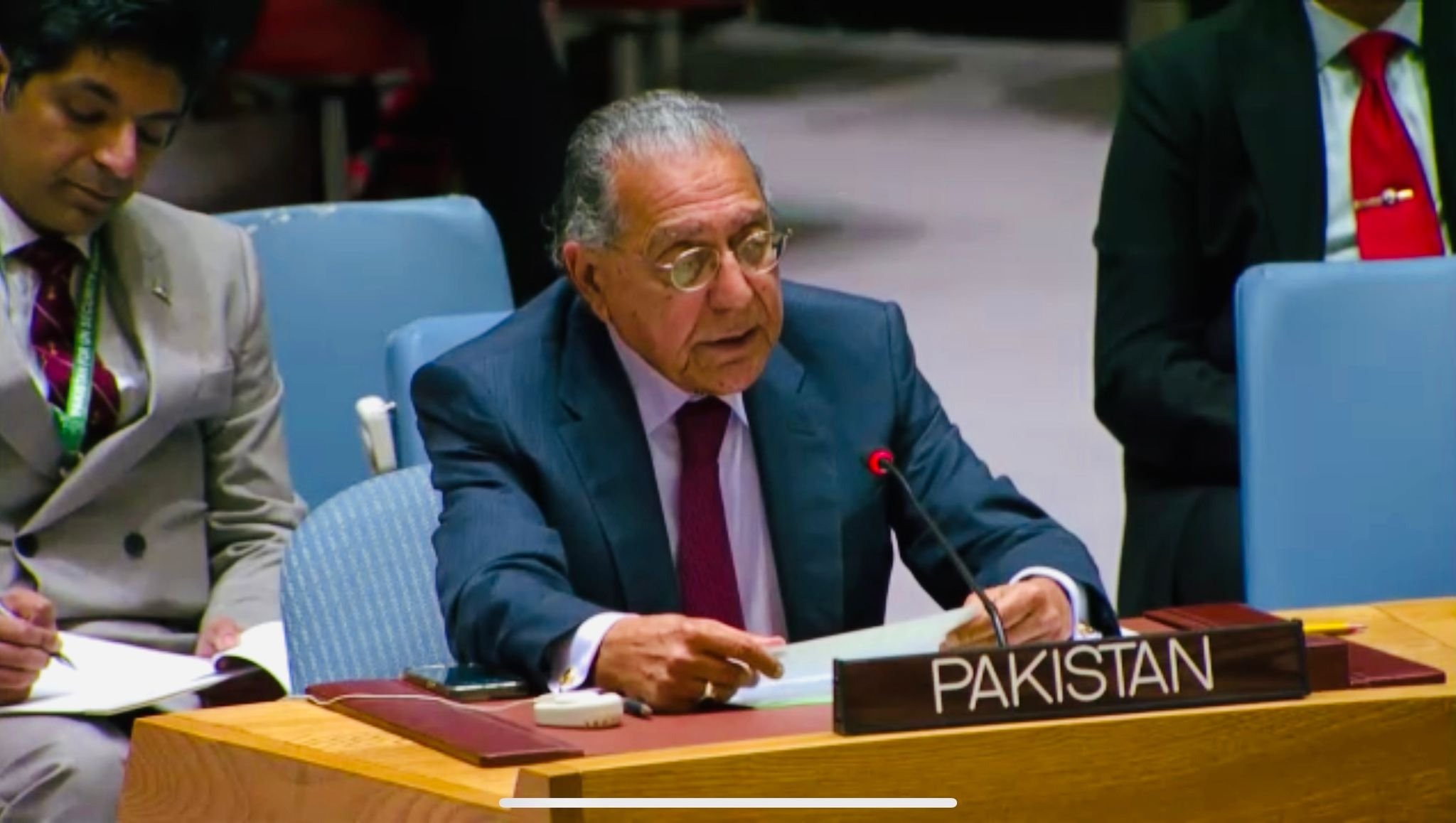 Pakistan’s Permanent Representative to the UN Expresses Concern Over Terrorist Groups in Afghanistan