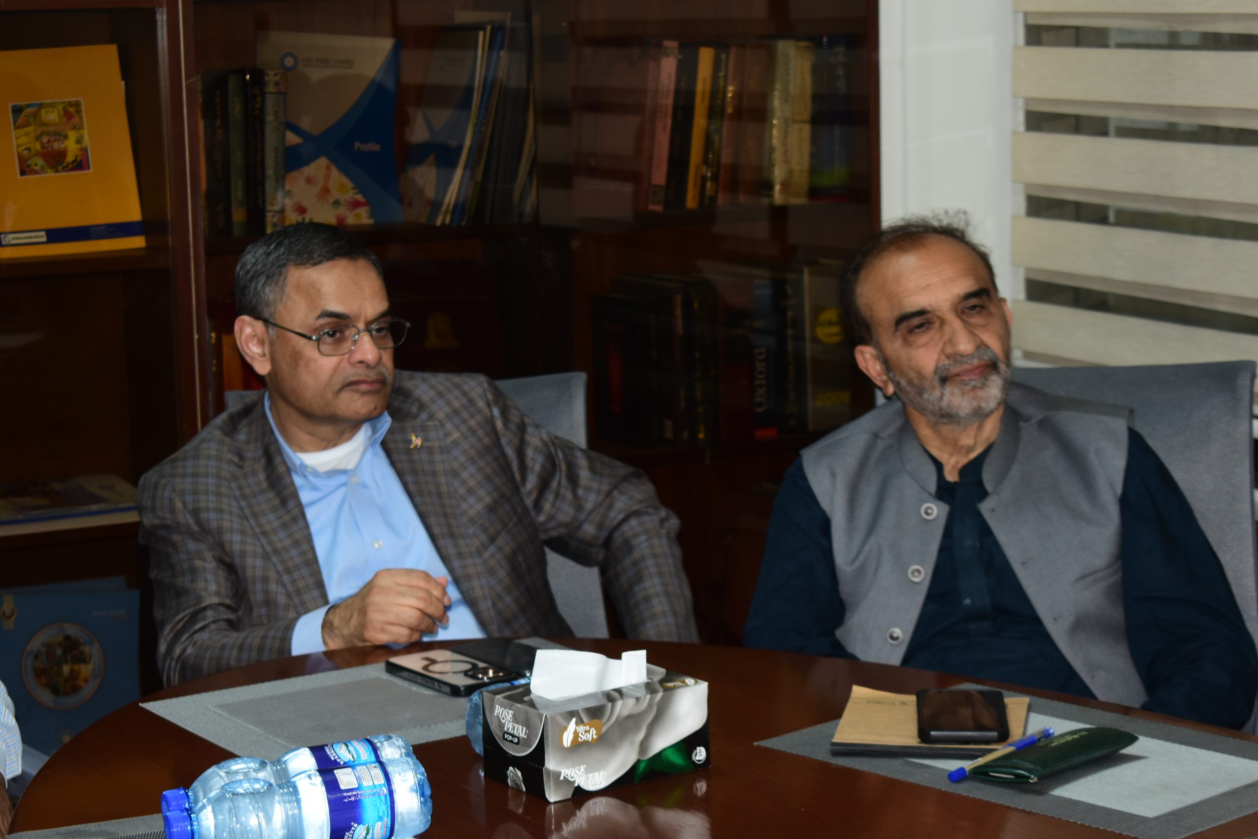 President of Houston-Karachi Sister Cities Association Visits HHRD Head Office in Islamabad