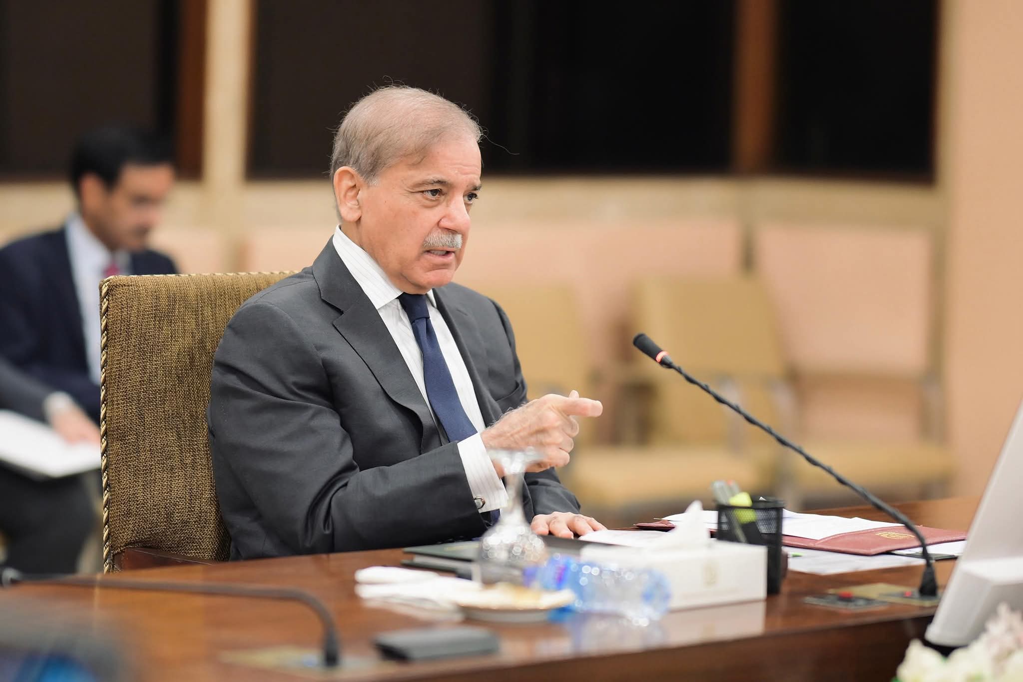 Prime Minister Shehbaz Sharif Chairs Federal Cabinet Meeting at Parliament House
