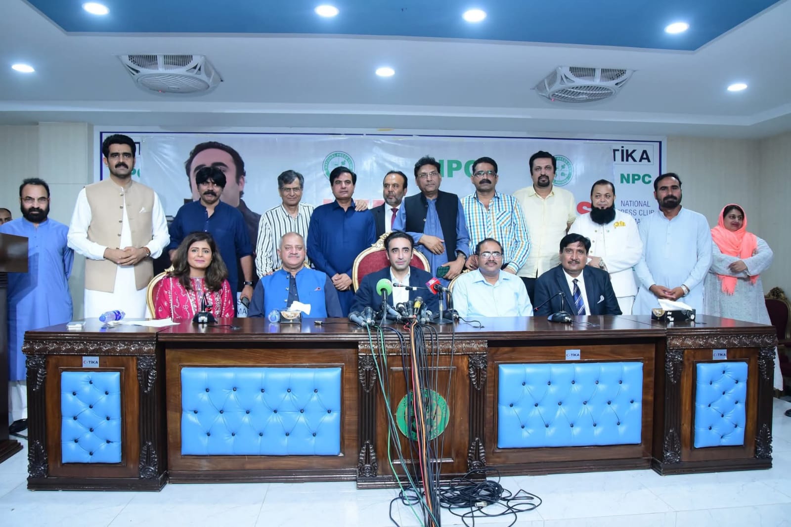Bilawal Bhutto Zardari Visits National Press Club, Islamabad Addresses “Meet the Press”
