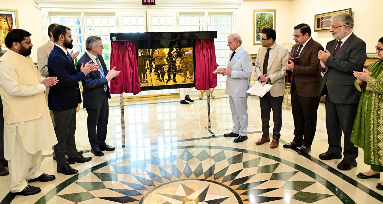 PM Shehbaz Sharif Unveils National Institute of Technology Plaque in Collaboration with Arizona State University