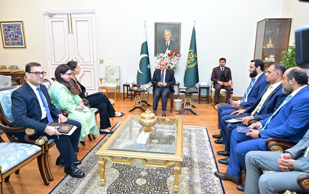 WEF’s Saadia Zahidi Meets Prime Minister Shehbaz Sharif in Islamabad