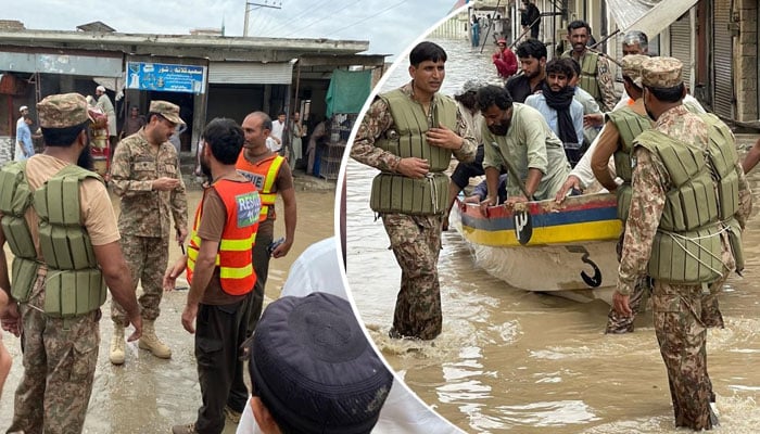 Pak Army Leads Flood Relief Operations