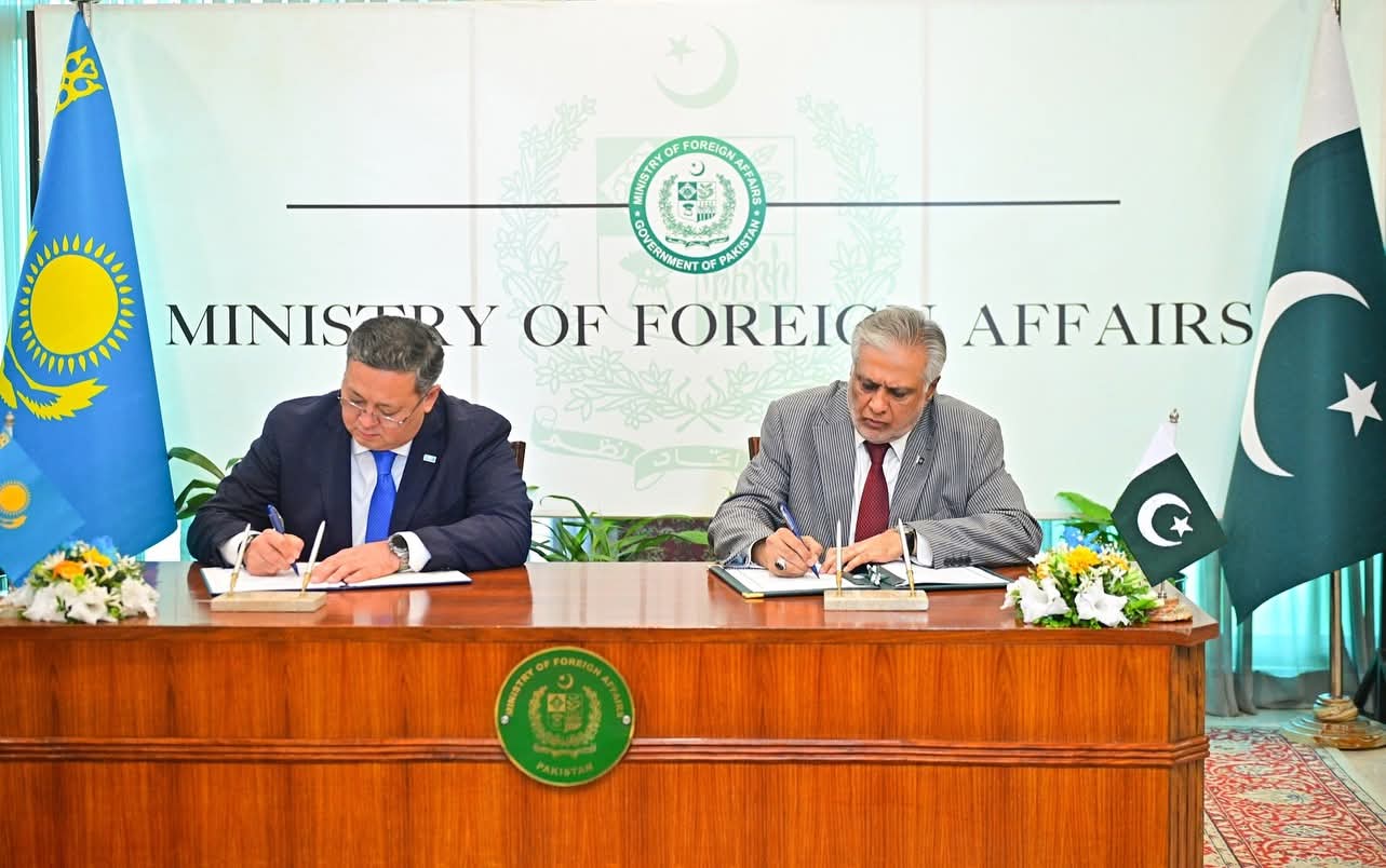 Pakistan-Kazakhstan Delegation-Level Talks Review Full Spectrum of Cooperation