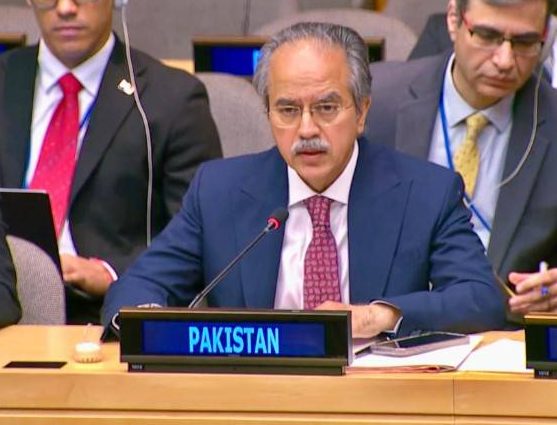 Pakistan backs UN resolution, urges end to occupation for Middle East peace