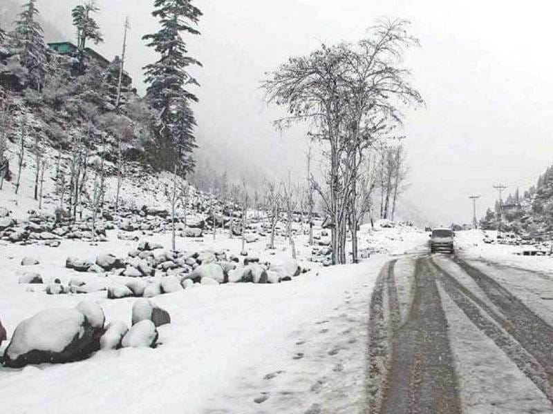 First Snowfall of the Season at Babusar Top, Gilgit-Baltistan
