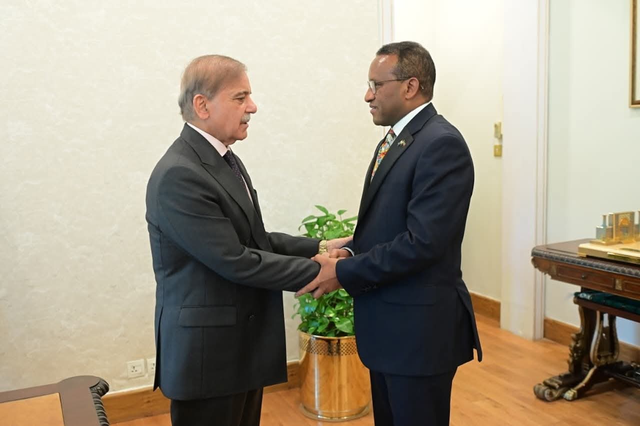 Ethiopian Ambassador Bids Farewell to Prime Minister Shehbaz Sharif