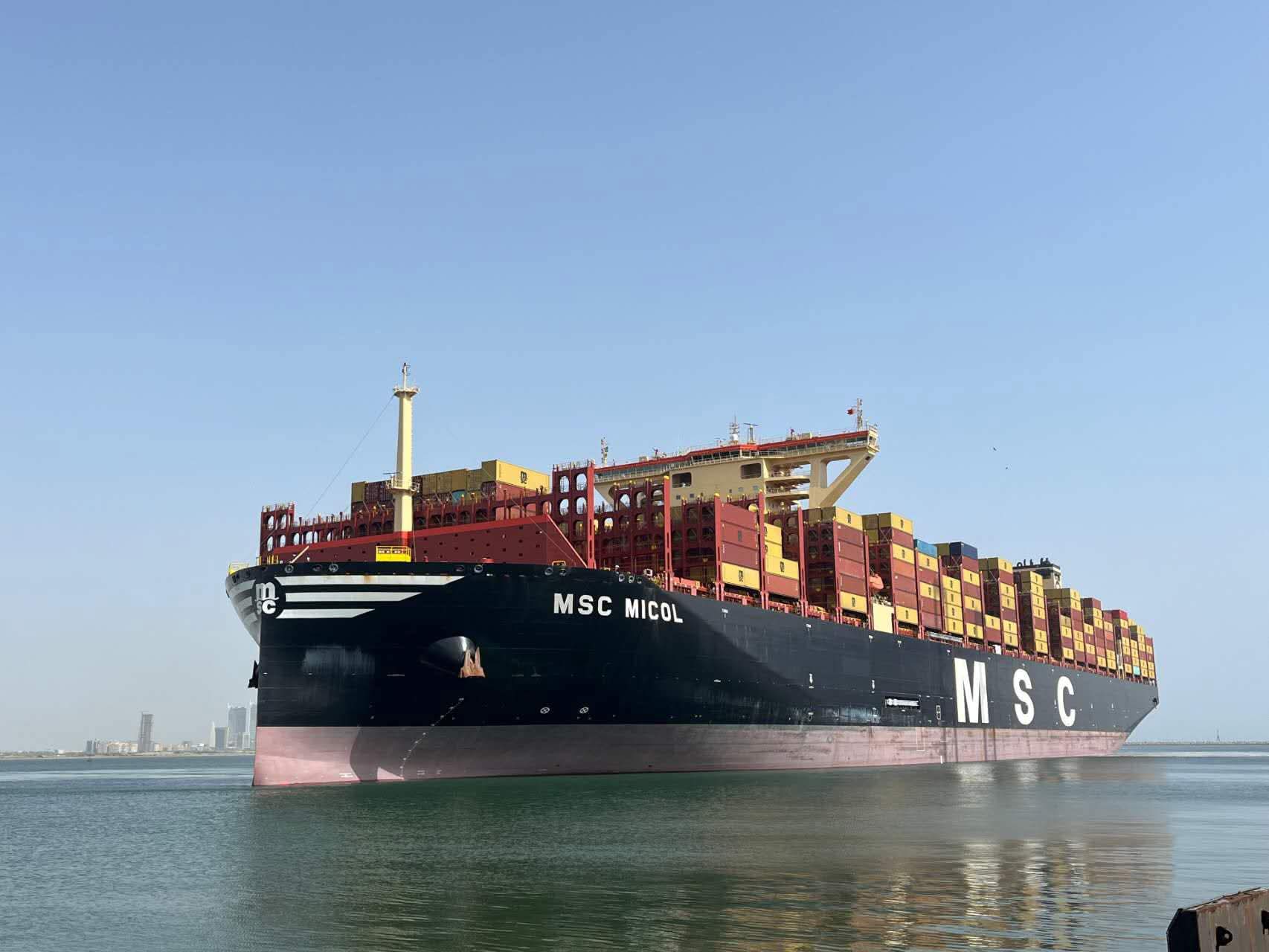 Largest Container Ship in Pakistan’s Maritime History Docks at South Asia Pakistan Terminal