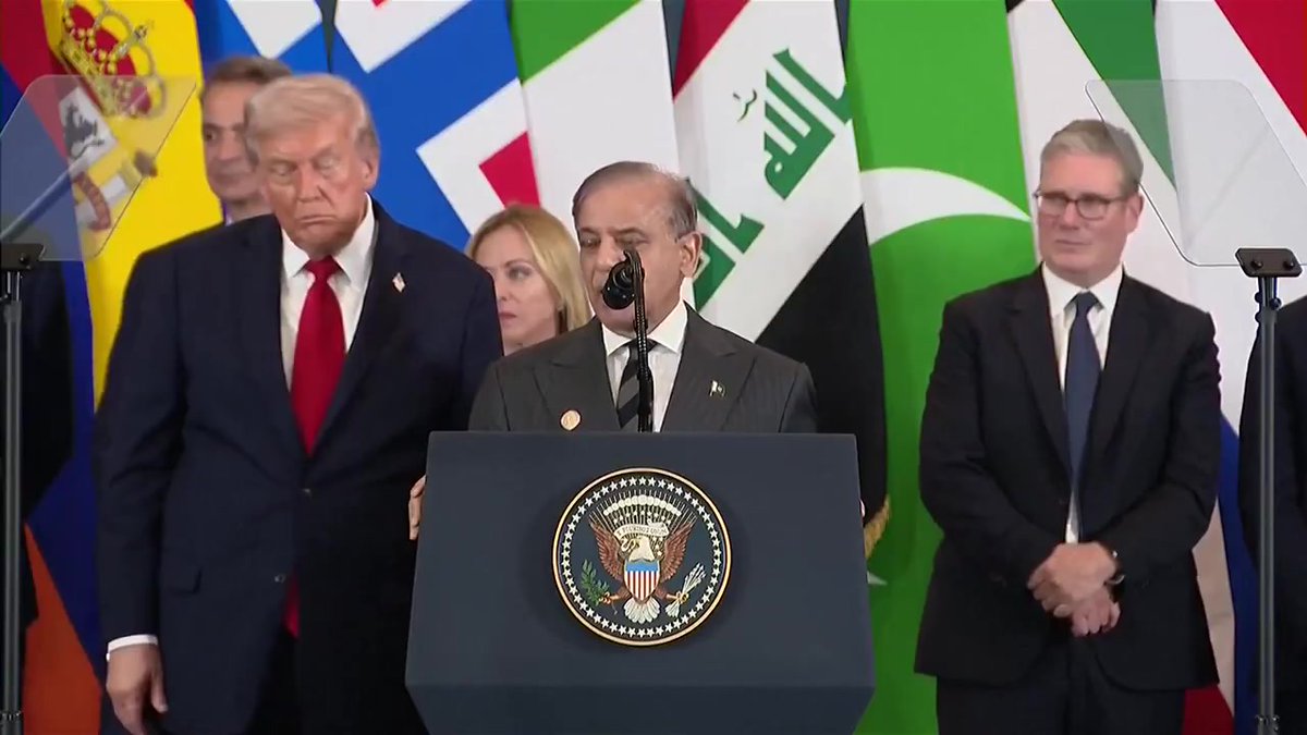 PM Shehbaz Sharif Praises Trump’s Leadership at Sharm El-Sheikh Peace Summit