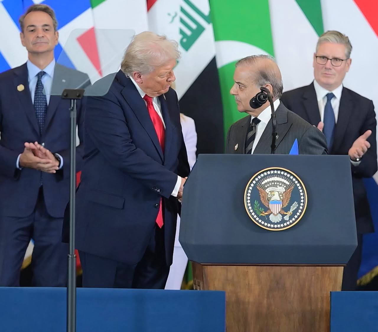 PM Shehbaz Sharif and President Trump Address Joint Press Conference at Sharm El-Sheikh