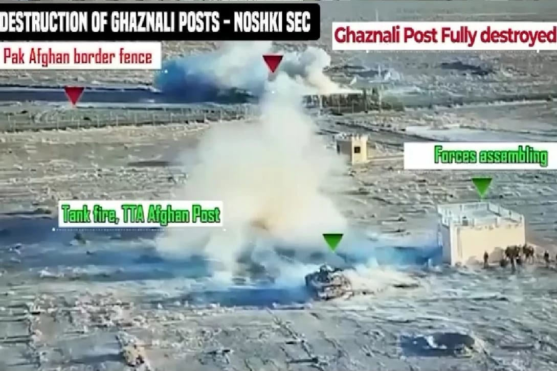 Pakistan Army Responds Strongly to Afghanistan in Nushki, Raises Flag at Ghaznali Post