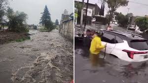 Record Rainfall Floods Streets in Brooklyn, New York