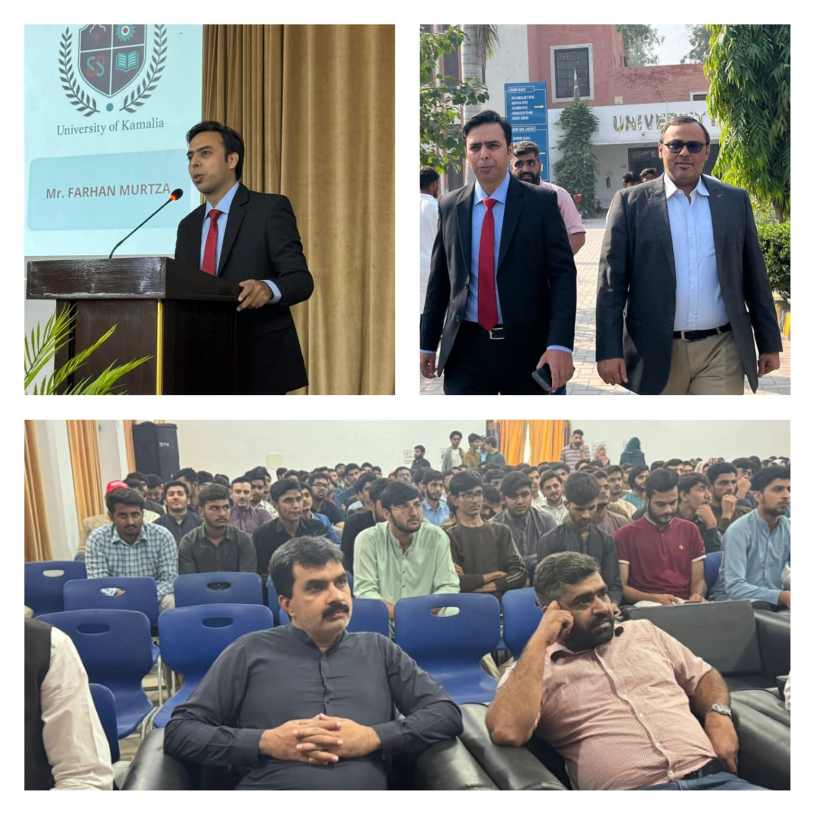 Farhan Murtaza Inspires Students with AI Career Insights at University of Kamalia
