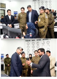Commissioner Sahiwal Division Dr. Asif Tufail along with DPO Sahiwal Muhammad Usman Tipu visited Safe City Sahiwal