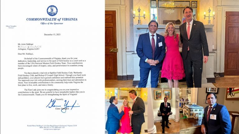 Asim Siddiqui , Glenn Youngkin – Governor of Virginia, First Lady of Virginia