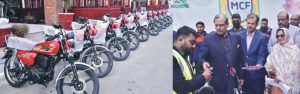 Faisalabad Divided into 15 Zones; “Hello Faisalabad Municipal Corporation Motorbike Squad” Launched