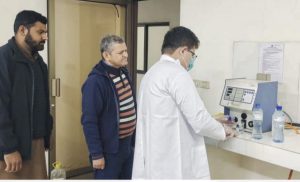 Deputy Director of Pakistan Council of Research in Water Resources Visits District Water Laboratory Faisalabad