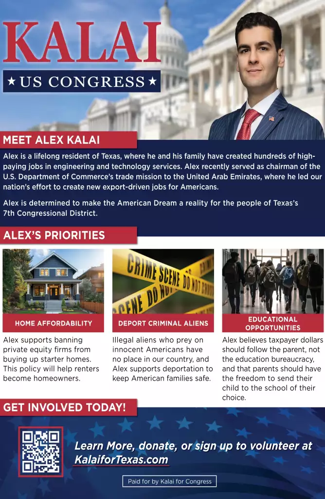 ALEX KALAI FOR U.S CONGRESS