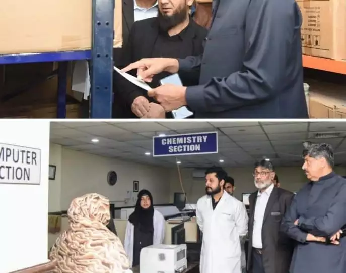 Commissioner Sahiwal Inspects Hospital and Bus Stand
