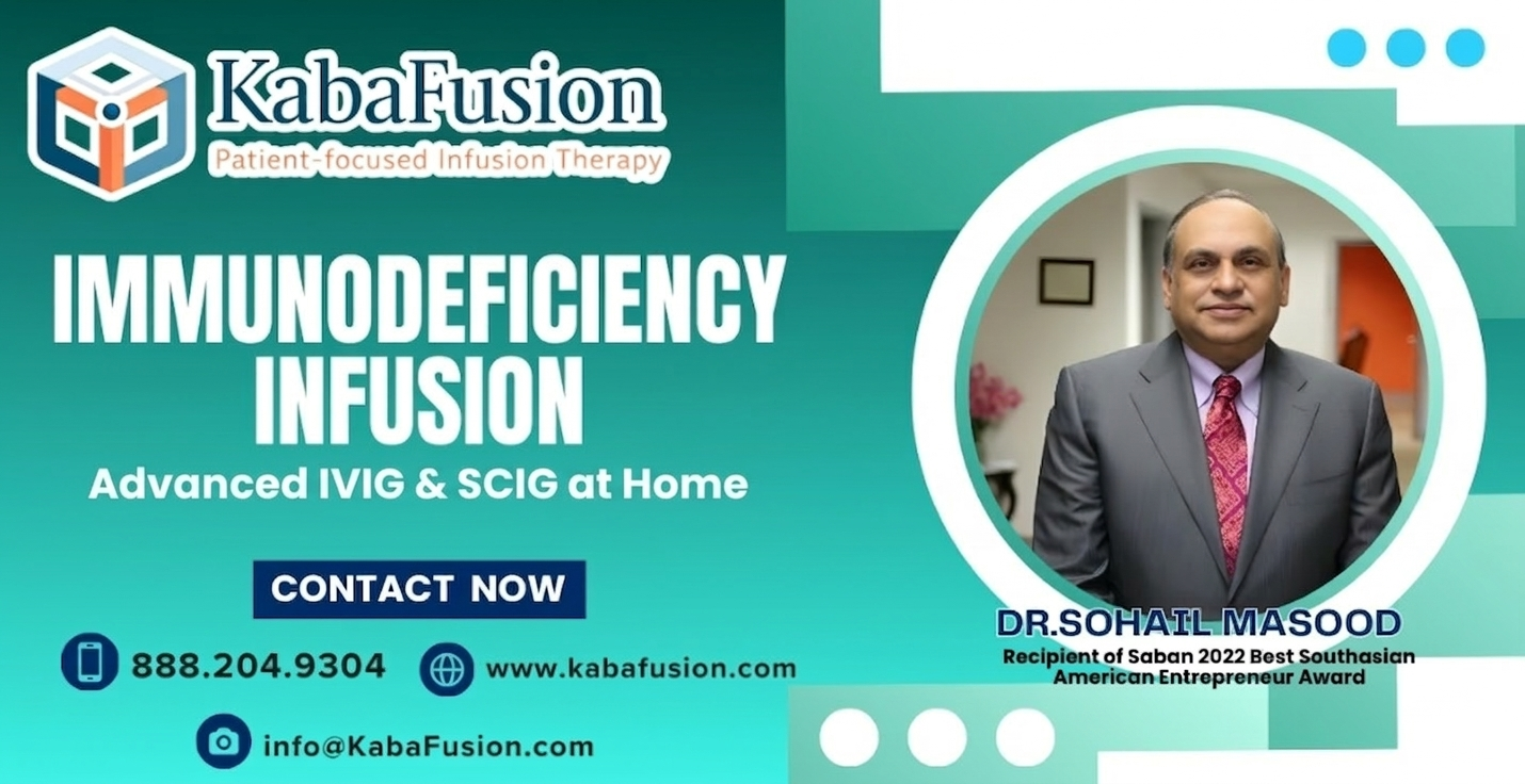 Immunodeficiency infusion advanced IVIG SCIG home care KabaFusion primary secondary immune disorders