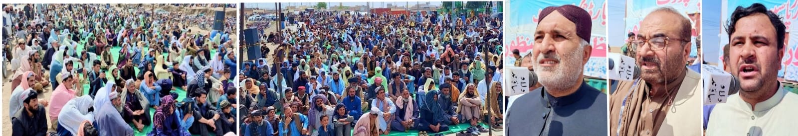 protest against Durand Line closure crisis in Chaman