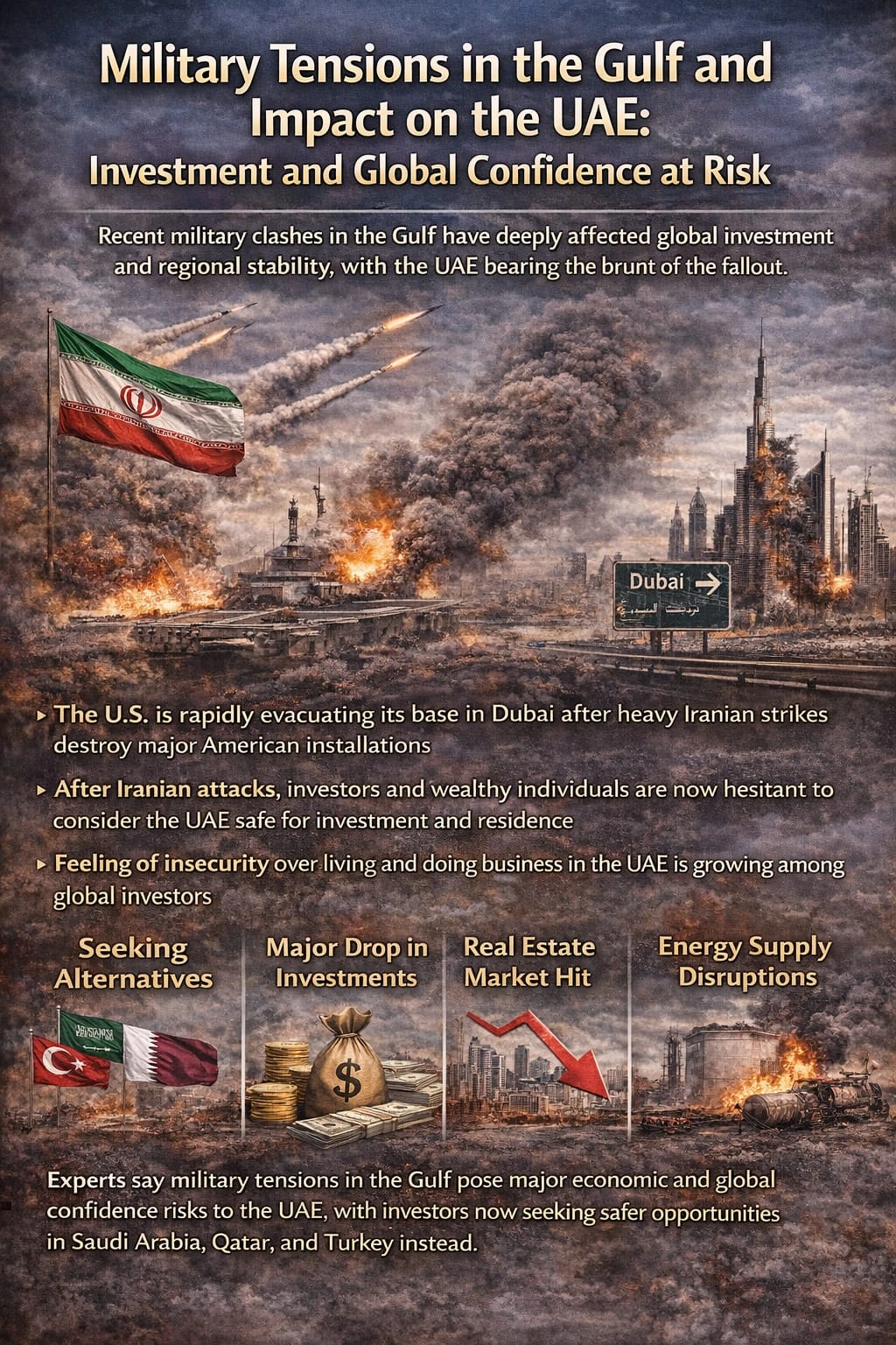 Gulf Military Tensions Shake UAE: Investment and Global Confidence at Risk
