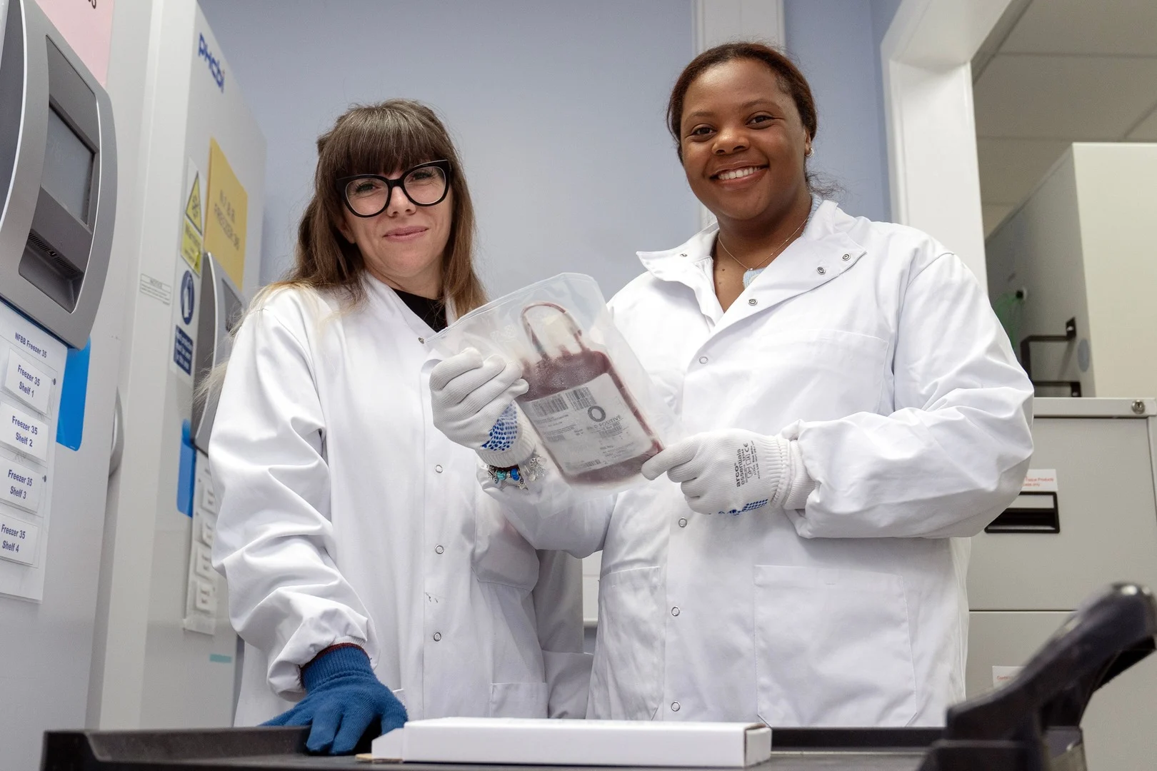 Rare blood donor Mina Stoddart-Stones from Somerset whose blood type is among the rarest in the UK