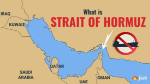 Strait of Hormuz map Iran mines closure Gulf nations Qatar March 2026