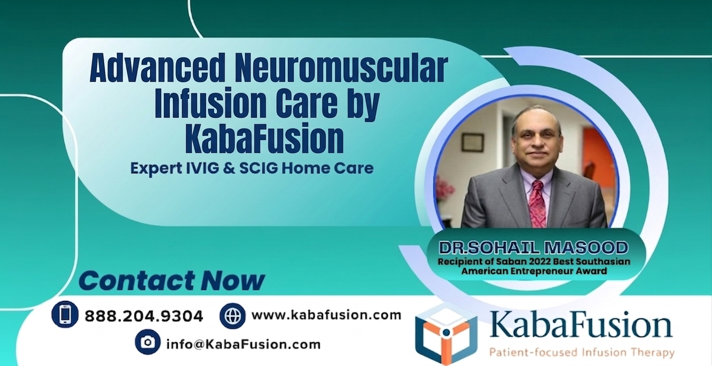 Neuromuscular disorders infusion therapy IVIG SCIG CIDP Myasthenia Gravis home infusion care