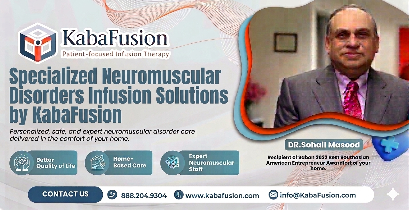 Specialized neuromuscular disorders infusion IVIG SCIG therapy KabaFusion home