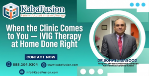 IVIG therapy at home specialist immune care SCIG treatment IV antibiotics infusion patient 2026