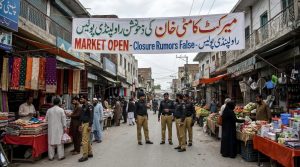 Rawalpindi markets open shops business activity city bazaar