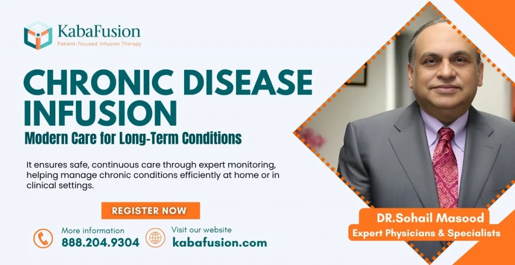 Chronic disease infusion advanced home therapy IV treatment patient care