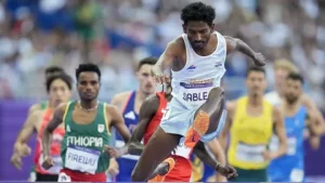 ndian athletes on track field with anti-doping test vials — AIU Category A classification 2026