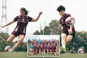 Fatemeh Pasandideh and Iranian women's soccer team asylum crisis 2026 players training with Brisbane Roar in Australia after Iran football team asylum row