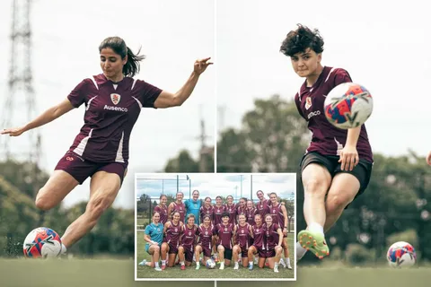 Fatemeh Pasandideh and Iranian women's soccer team asylum crisis 2026 players training with Brisbane Roar in Australia after Iran football team asylum row