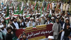 Pakistan Foreign Minister Ishaq Dar meets Chinese FM Wang Yi in Beijing to discuss Iran Israel war peace framework, March 2026.