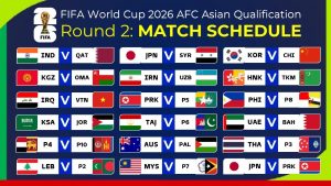 Iraq qualifies for the 2026 FIFA World Cup after 40 years. Explore the Iraq World Cup qualifiers 2026 schedule, table, matches, and next fixtures.