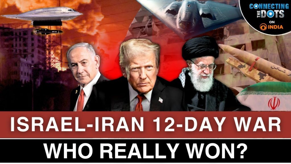 Smoke rising over Tehran skyline after US-Israeli airstrikes during the 2026 Iran war, with military jets visible in the orange-lit sky