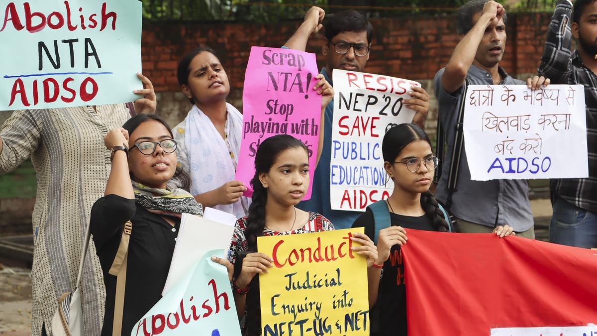 Students and citizens expressing social media reaction India on Twitter and mobile apps about NEET 2026 paper leak controversy