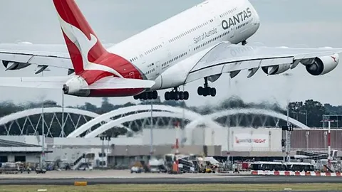 Qantas aircraft on tarmac at Melbourne International Airport Qantas passenger incident 2026