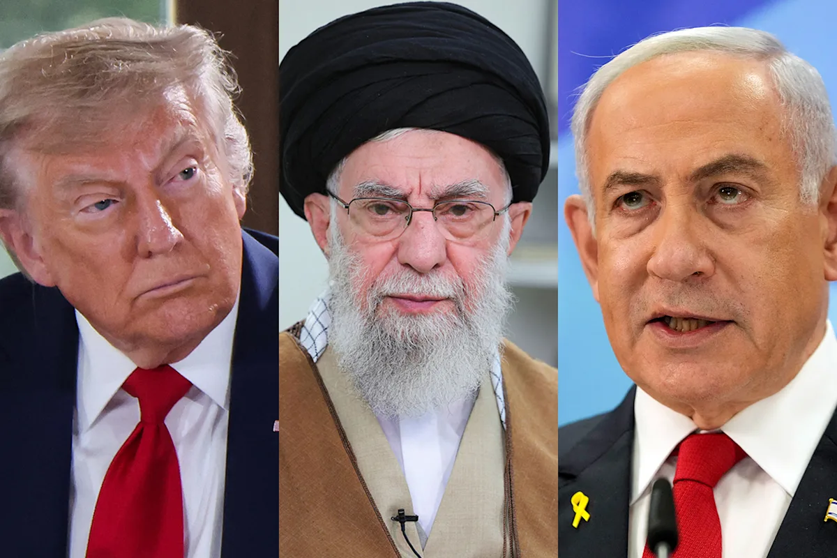 Donald Trump speaking during a public event as global attention focuses on Israel conflict developments and US foreign policy.