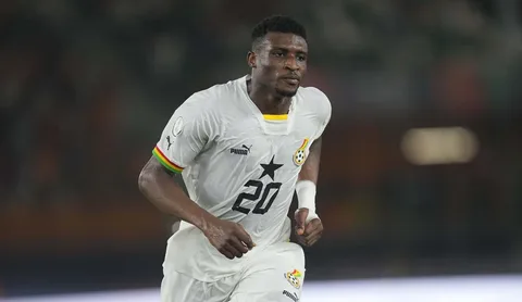 Ghana national football team players celebrating during FIFA World Cup 2026 qualifiers