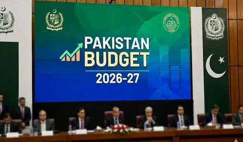 Pakistan finance officials presenting the federal budget and fiscal policy measures for the 2026-27 financial year.