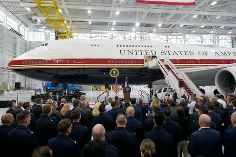 New Air Force One interior unveiled by Donald Trump aboard Qatar-gifted Boeing 747 aircraft