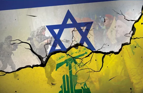 Smoke rises near the Israel-Lebanon border during the Israel-Hezbollah War 2026 as military operations intensify on both sides.
