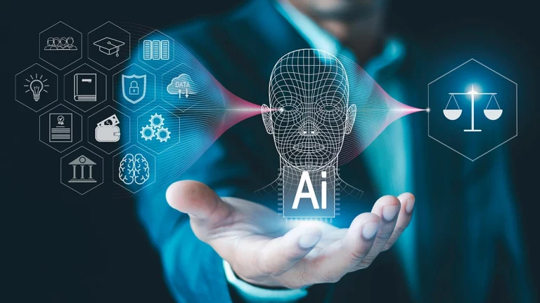 A person using artificial intelligence tools on a computer, symbolizing Pakistan's AI adoption and digital transformation.