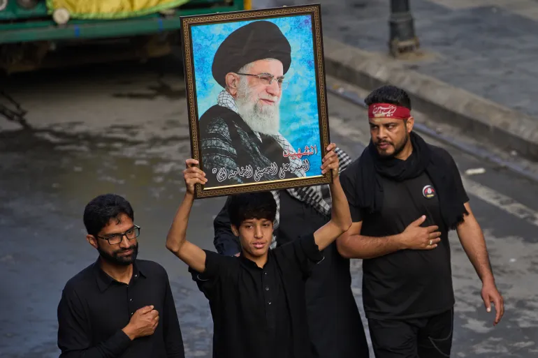 Mourners gather in Tehran ahead of the funeral for Iran's slain Supreme Leader Ayatollah Ali Khamenei amid the fragile Iran Israel war ceasefire