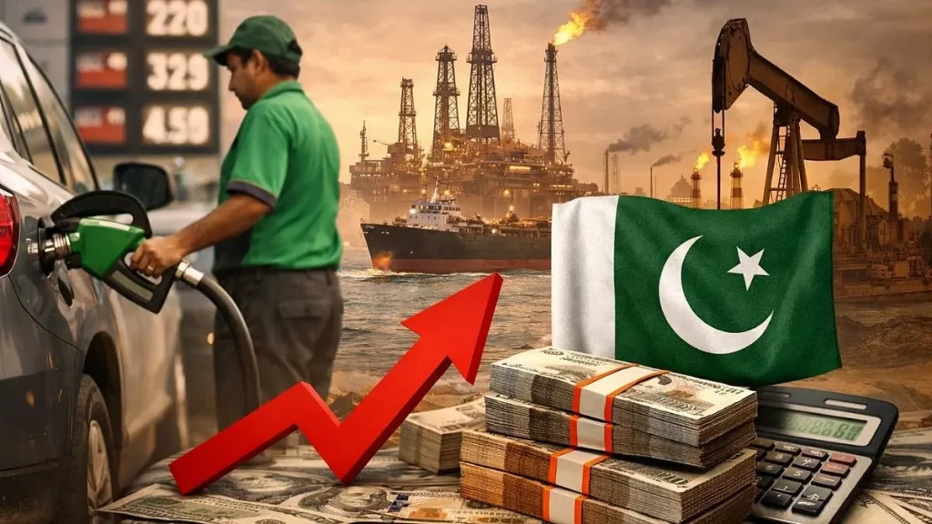 Oil tanker unloading Pakistan crude oil imports from US at Cnergyico terminal in Balochistan